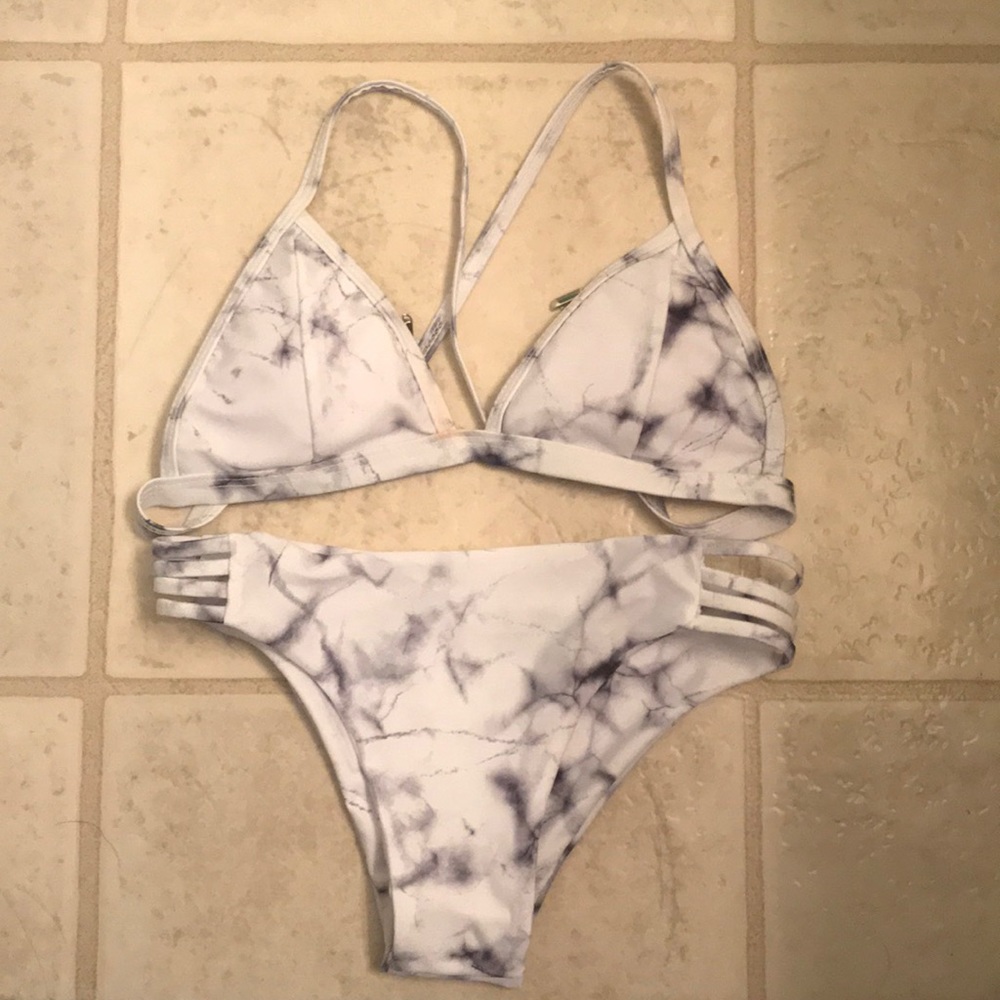 Small marble swimsuit
